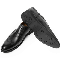 Dublin Black Rubber Sole