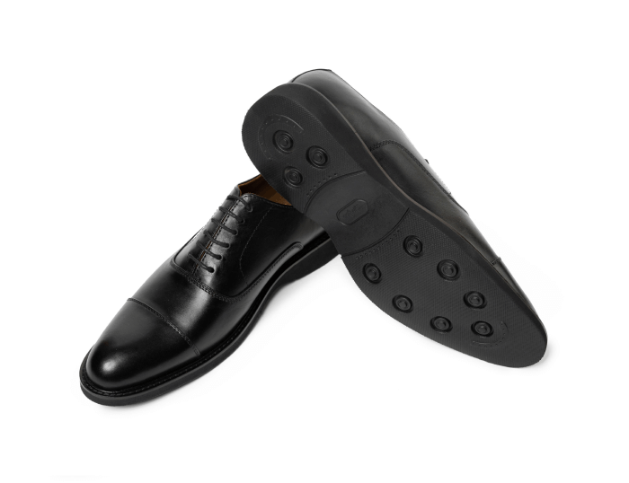 Munich Black Rubber Sole The ShoeMakers Co