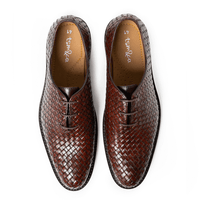Istanbul Tobacco Woven Leather