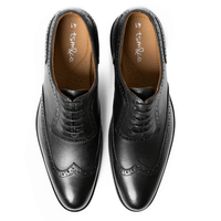 Dublin Black Rubber Sole