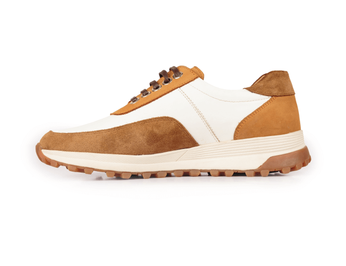 Toronto Tan White Trainers