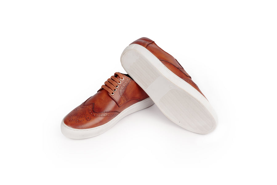 Capetown Camel White Sole