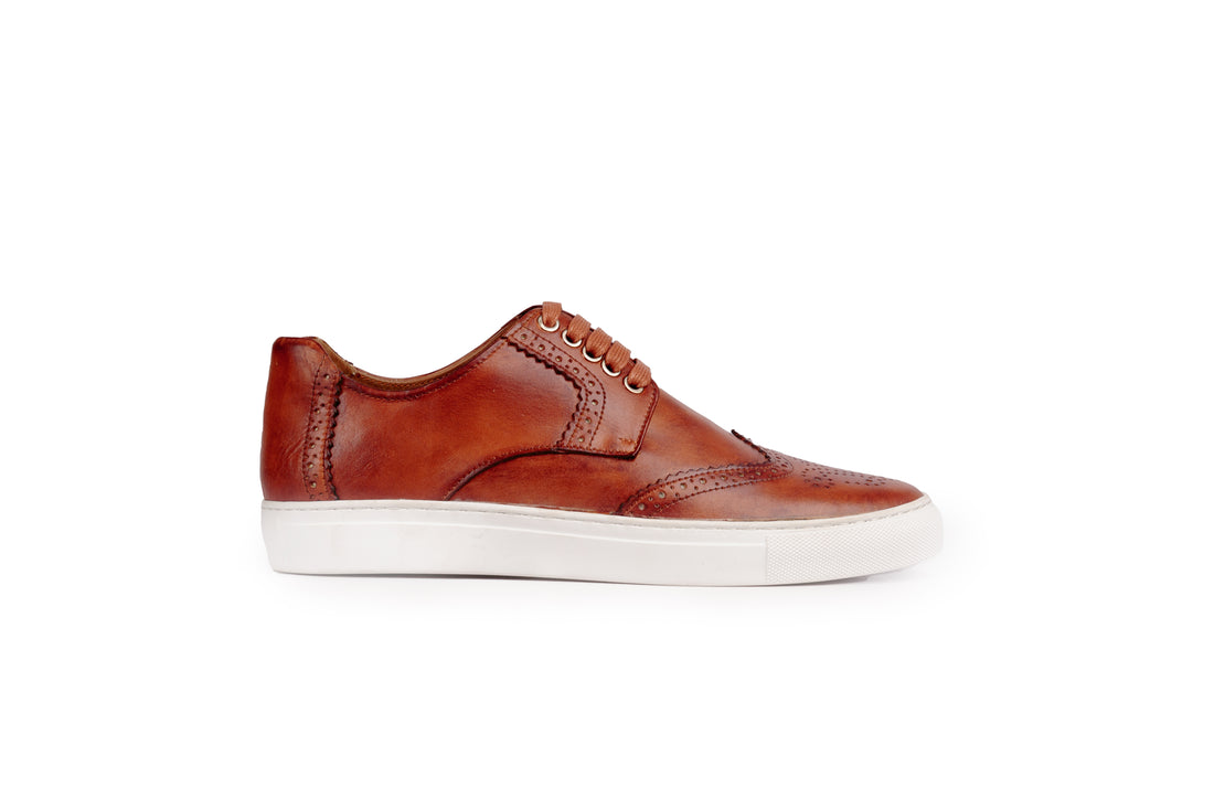 Capetown Camel White Sole