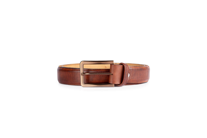 Basic Belt Tobacco Patina - The ShoeMakers & Co.